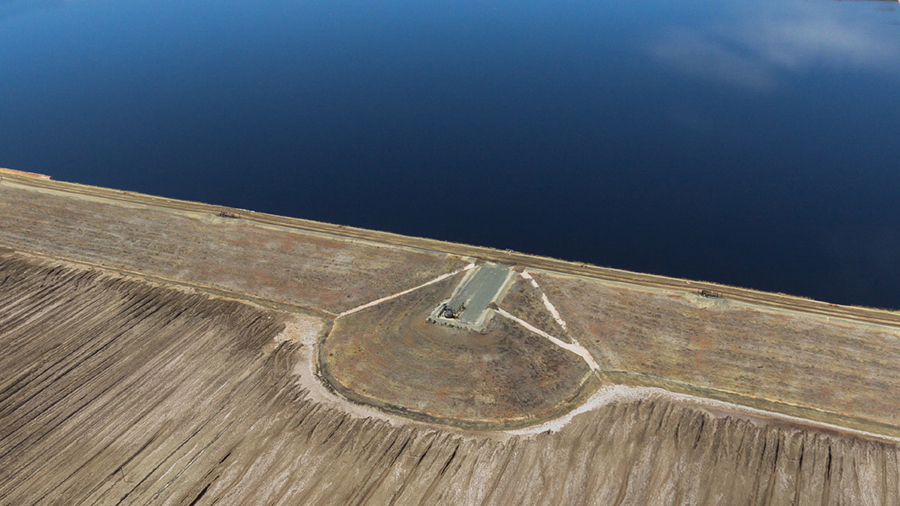 Tailings pond