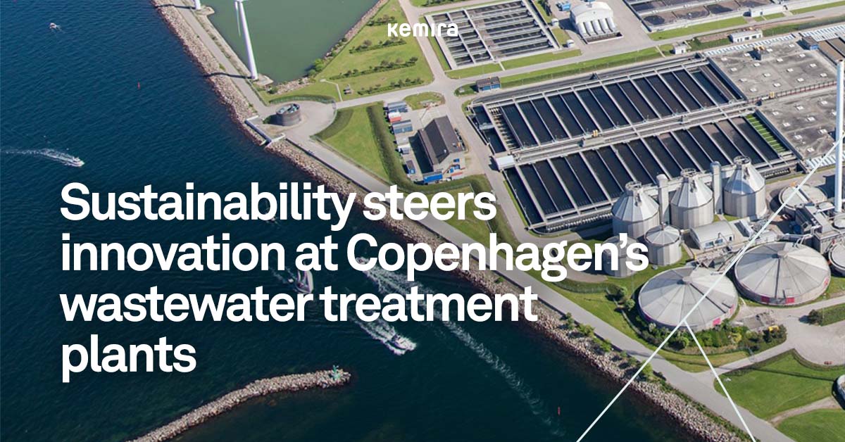 Sustainability steers innovation at Copenhagen’s wastewater treatment