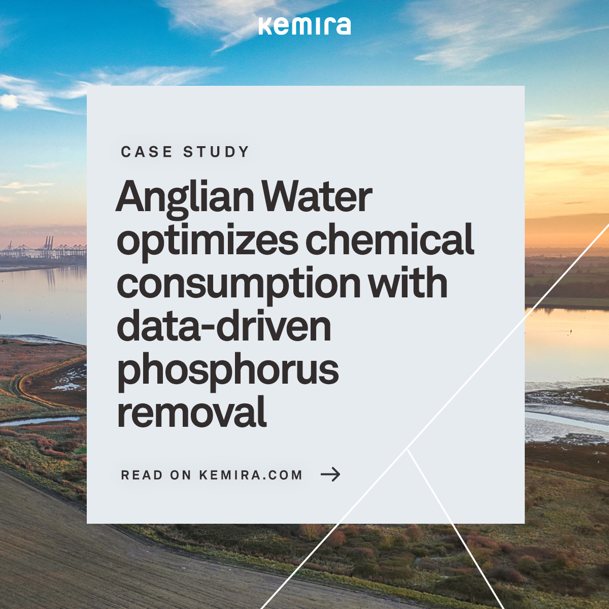 Anglian Water optimizes chemical consumption while improving effluent