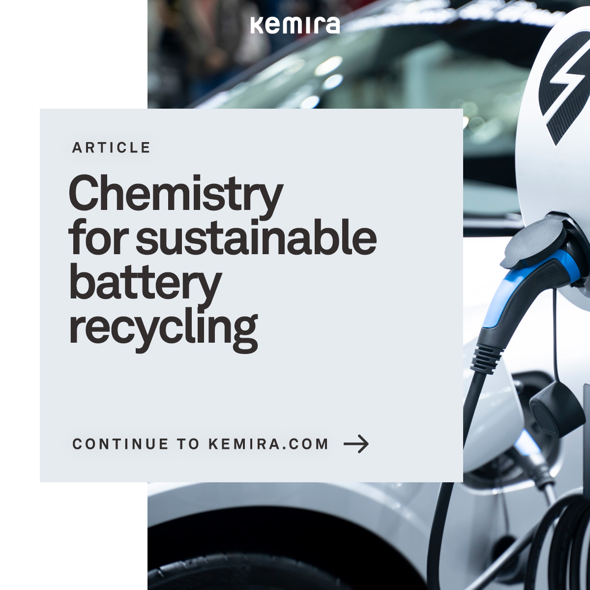 Chemistry for sustainable battery recycling - Kemira