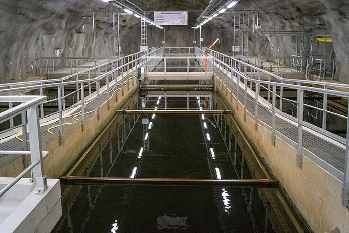 Lotsbroverket wastewater treatment plant in Mariehamn.