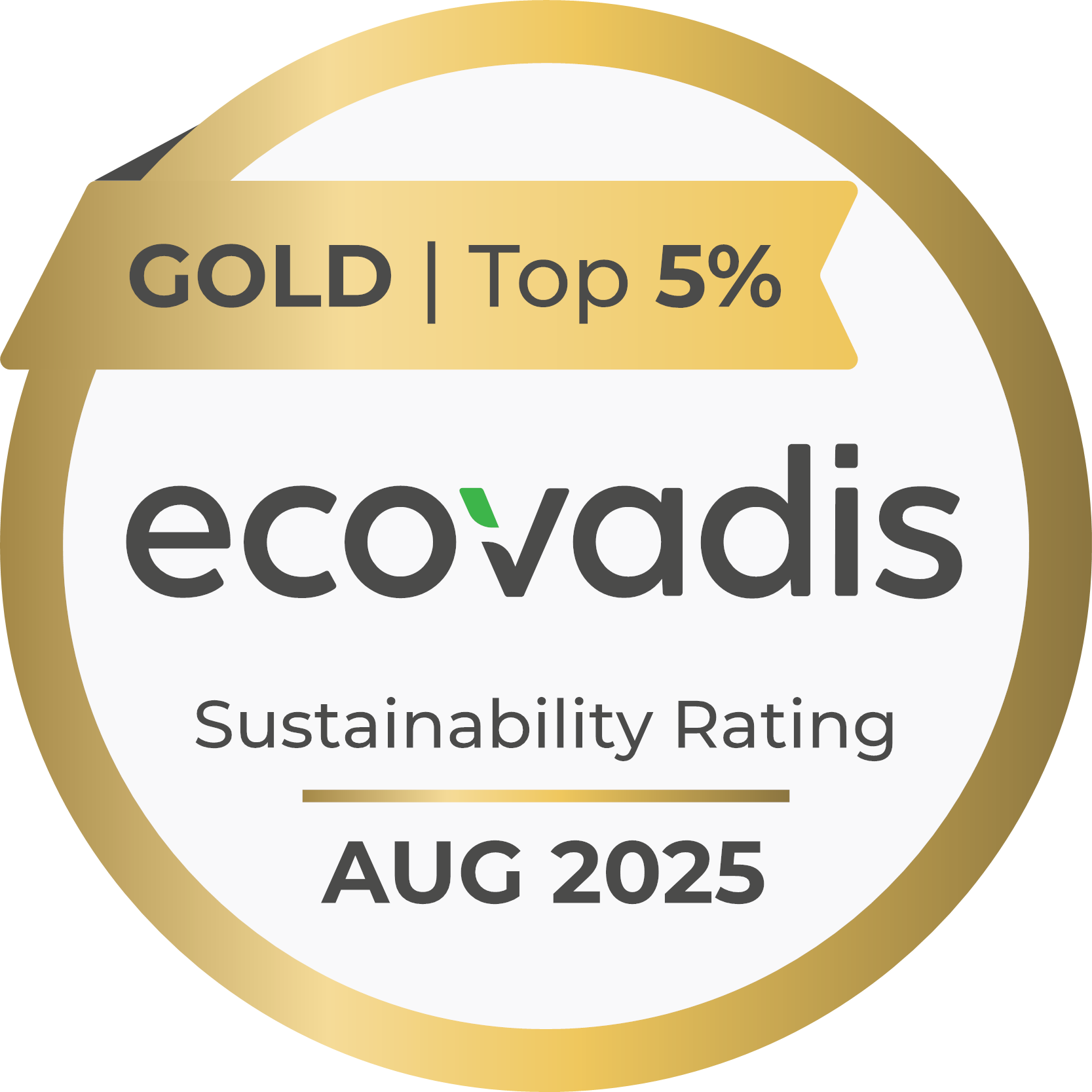 Kemira reaches gold level in Ecovadis ratings in 2025.